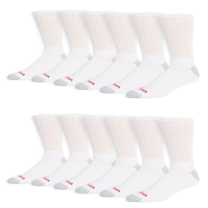 Skorter | 12 Pair Pack Men's Padded Crew Work Socks