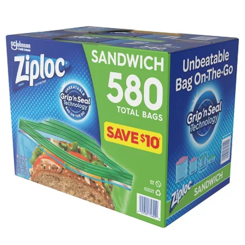Skørter | 580 Counters Ziploc Sandwich Bag 6.5" x 6"