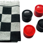 Skørter | Yuanhe 3 in 1 Gigantic Check Set Includes Tic Tac Toe Game with Reversible Mat, Classic Indoor Outdoor Garden Game for Family