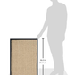 Skørter | Safavieh Natural Fiber Collection NF114X Border Basketweave Seagrass Accent Rug, 2' x 3', Gold