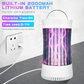 Skørter | AICase Bug Zapper, USB rechargeable indoor and outdoor mosquito killing lamp with 2000mah battery, suction fan, electric portable mosquito fly trap for home, camping, midges, backyard, patio