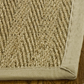 Skørter | Safavieh Natural Fiber Collection NF115J Border Herringbone Seagrass Area Rug, 3' x 5', Ivory