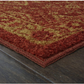 Skørter | Maples Rugs Georgina Traditional Area Rugs for Living Room & Bedroom [Made in USA], 3'4 x 5, Red/Gold
