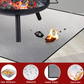 Skørter | 36" Diameter Round Fireproof Mat Fire Pit Mat, DocSafe 3 Layer Fire Pad for Patio, Terrace, Grass, Lawn, Heat Protector, Fire Resistant Mat for Outdoors, Fire Pit Accessories, Easy to Clean