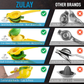 Skørter | Zulay Metal 2-in-1 Lemon Lime Squeezer - Hand Press Lemon Juicer - Maximum Utilization Manual Citrus Juice Press (Light Red and Yellow)