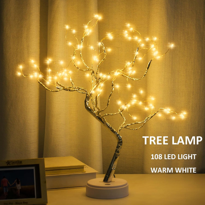 Skørter | 20" 108 LED Table Bonsai Tree Light - Battery/USB Powered