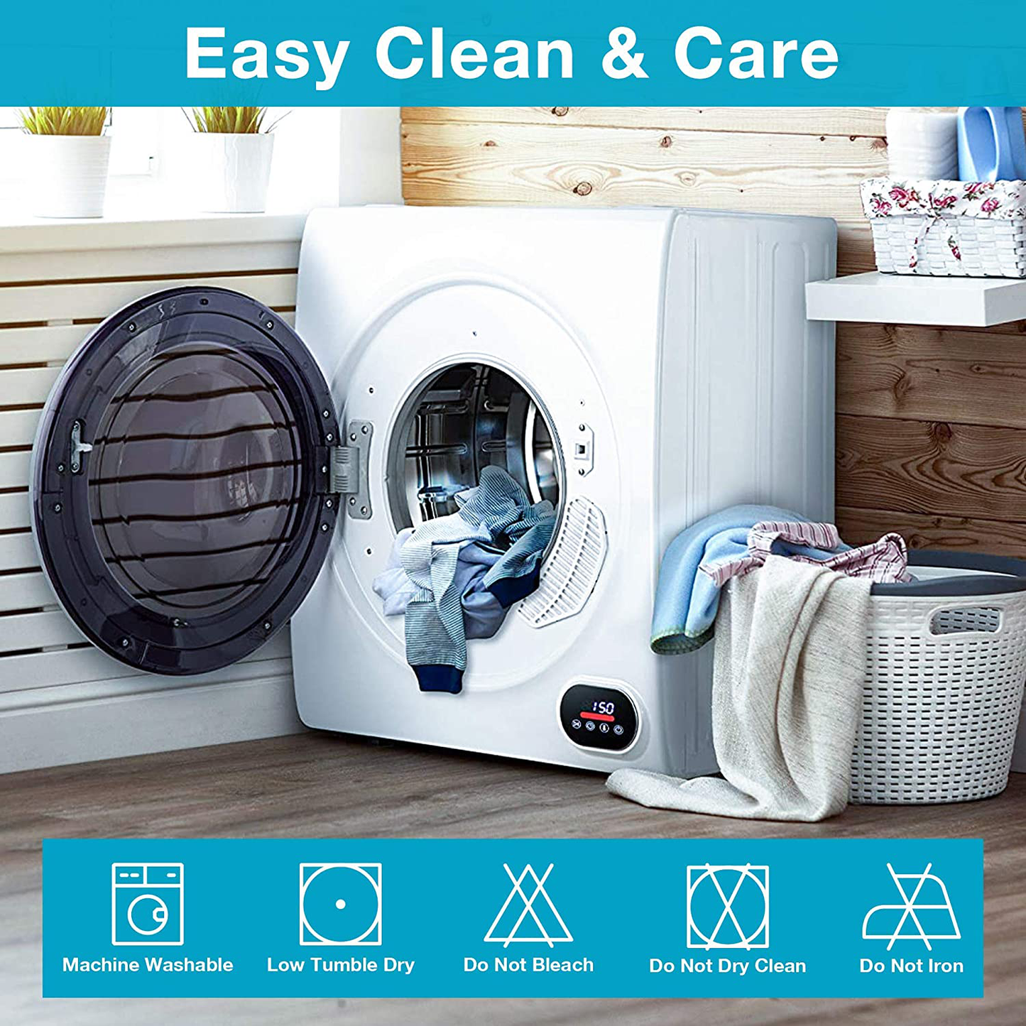 Skorter | Double bed size quilted water-repellent mattress protector, soft mattress protector for double bed, 6-16 inch deep pocket mattress cover, white