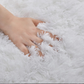 Skørter | GKLUCKIN Shag Ultra Soft Area Rug, Fluffy 5'x8' Light Navy Blue Rugs Plush Fuzzy Non-Skid Indoor Faux Fur Rugs Fuzzy Rugs for Living Room Bedroom Kids Room Playroom Decor