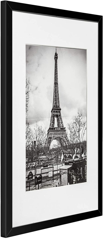 Skørter | upsimples 11x14 Picture Frame Set of 5, Display Pictures 8x10 with Mat or 11x14 Without Mat, Wall Gallery Photo Frames, Black