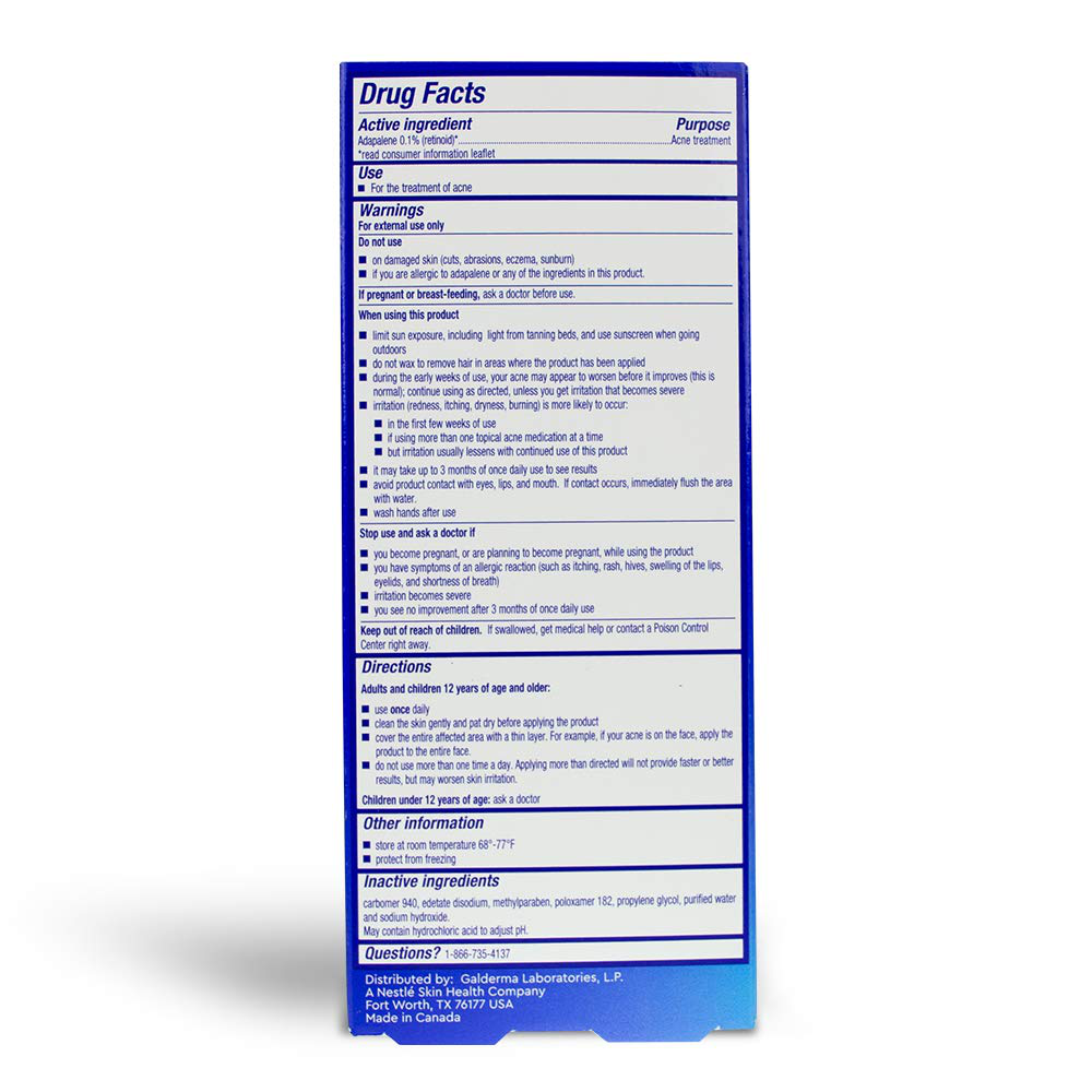 Skorter | Acne Treatment Differin Gel, 60 Days Supply, Retinoid Spot Treatment for Face with 0.1% Adapalene, Gentle Skin Care for Acne-Prone Sensitive Skin, 15g Tube (Pack of 2)