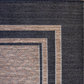 Skørter | Gertmenian Tropical Collection Outdoor Rug Patio Area Rug, 2x6 Runner, Nut Brown Black Edge