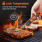 Skørter | ThermoPro TP19H Waterproof Digital Meat Thermometer for Grilling with Ambidextrous Backlit and Motion Sensor Kitchen Cooking Mat Thermometer for BBQ Grill Smokers Oil Roast Candy Thermometer