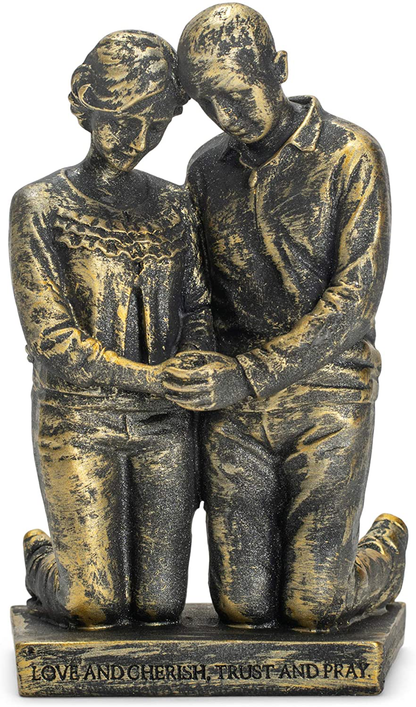 Skorter | Dicksons Beierende Spouse and Spouse 5 inches Gray Resin Stone Table Figurine