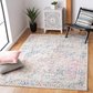 Skørter | Safavieh Tulum Collection TUL264D Moroccan Boho Distressed Non-Shedding Stain-Resistant Living Room Bedroom Area Rug, 3' x 5', Ivory / Dark Blue