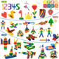 Skørter | 600 Pieces Set - Building Blocks Construction STEM Toy