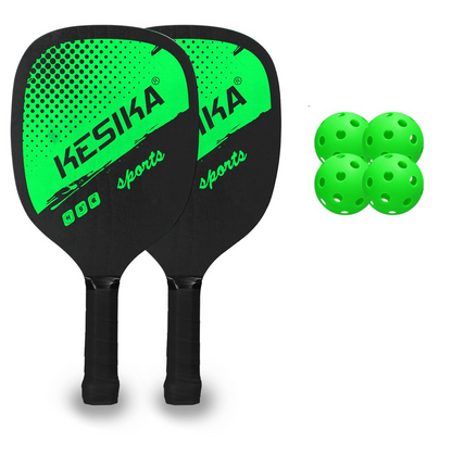 Skorter | 6 Piece Pickleball Paddle Set with 4 Pickleball Balls and Carrying Case