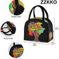 Skørter | ZZKKO Indian Lotus Ethnic Elephant Lunch Bag Box Tote Organizer Lunch Container Insulated Zipper Meal Prep Cooler Handbag For Women Men Home School Office Outdoor Use
