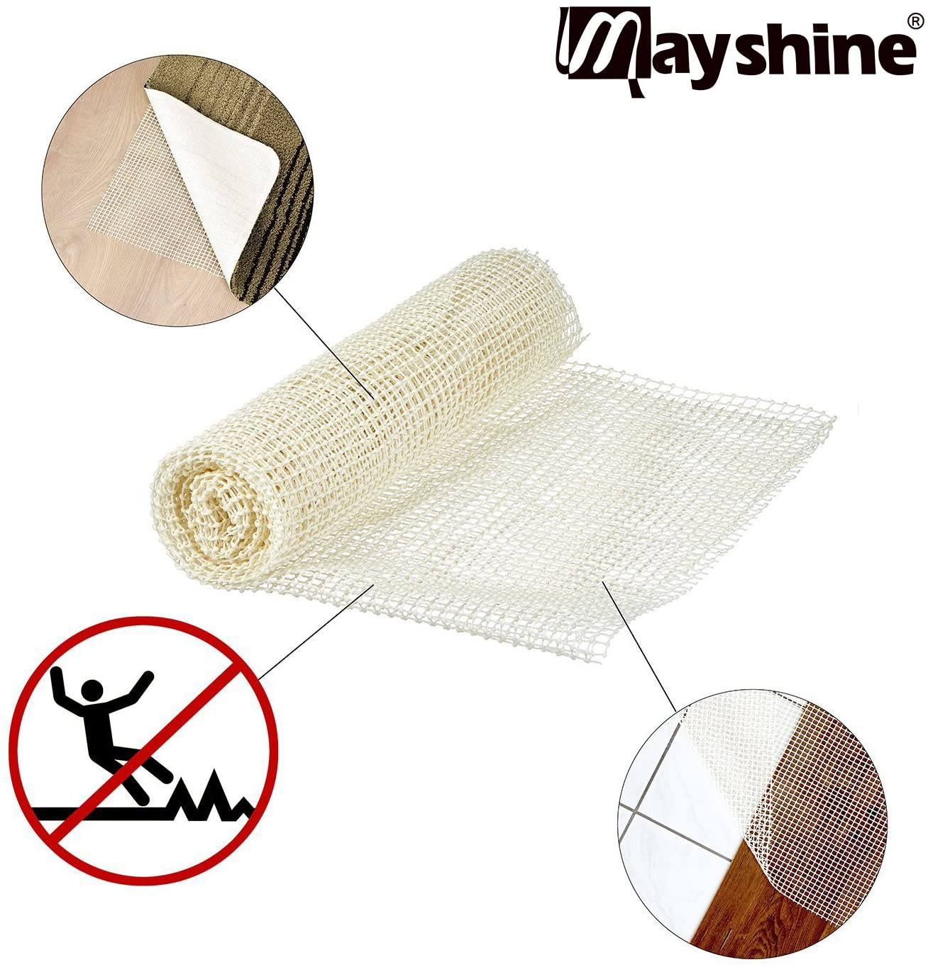 Skørter | MAYSHINE Area Rug Gripper Pad (2.5 x 9 feet), for hard floors, provides protection and cushioning for the area rug and floor