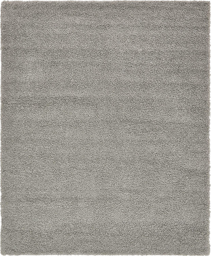 Skørter | Unique Loom Solo Solid Shag Collection Area Modern Plush Rug Luxurious & Soft, 3' 3 x 5' 3, Slam Blue