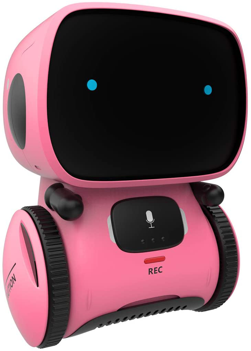 Skørter | 98K Kids Robot Toy, Smart Talking Robots Intelligent Partner and Teacher with Voice Control and Touch Sensor, Singing, Dancing, Repeating, Gift for Boys and Girls from 3 years and up