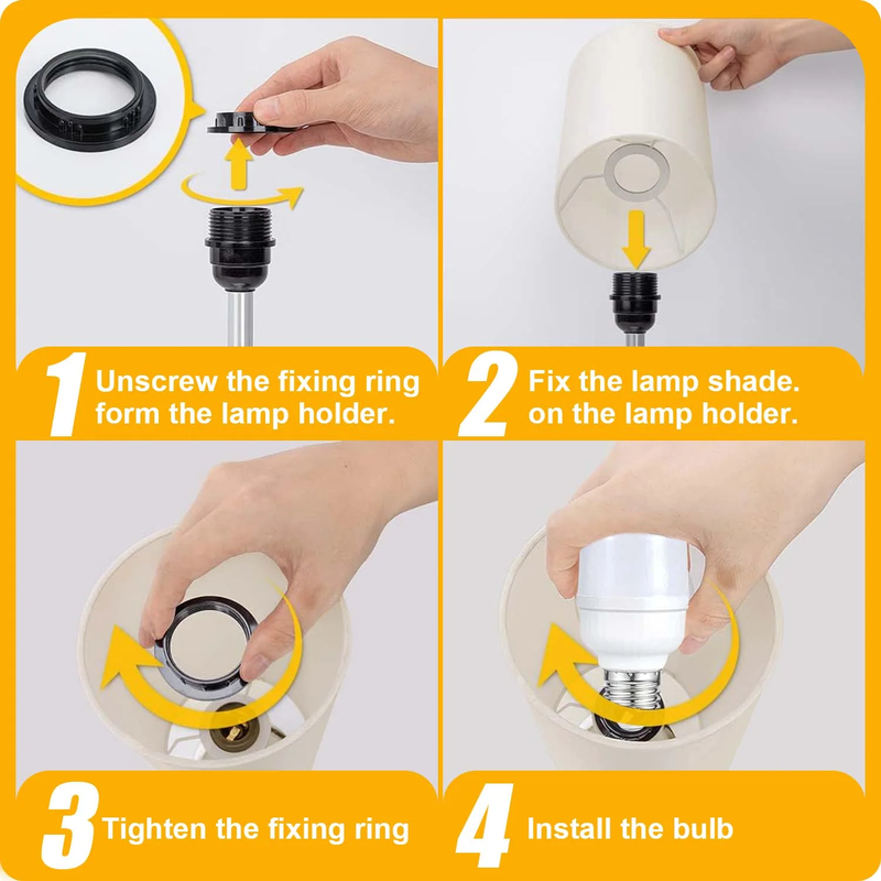 Skørter | 3 Ways Dimmable Touch Lamp, USB C&A Fast Charging Ports