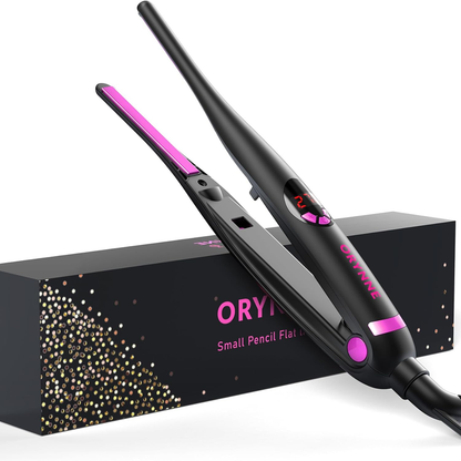 Skorter | 1” Hair Straightener and Curls 2-in-1, Ceramic Flat Iron with 10 Heat Settings