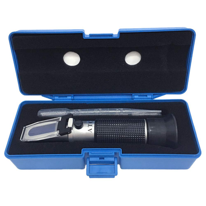 Skorter | aichose Brix Refractometer with ATC, Dual Scale - Specific Gravity & Brix, Hydrometer in Wine Production and Brewing, Homebrewing Kit