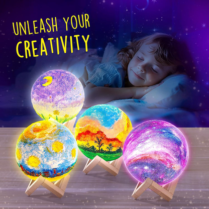 Skorter | Paint your own lamp kit - DIY 3D night light for kids
