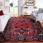 Skørter | Safavieh Vintage Hamadan Collection VTH211A Oriental Traditional Persian Non-Shedding Living Room Bedroom Accent Area Rug, 4' x 6', Red / Multi