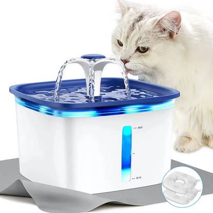 Skorter | Pet fountain with Anti-Slip Mat Dispenser with Smart Pump - Cat or Dog