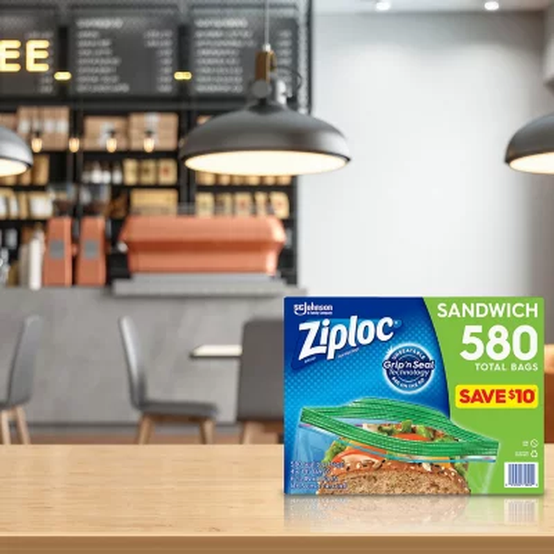 Skørter | 580 Counters Ziploc Sandwich Bag 6.5" x 6"
