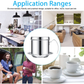 Skørter | Stainless Steel Drip Coffee Filter Holder Vietnamese Style Drip Coffee Pot Infuser Ideal for On the Go/Home (Gold)