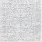 Skørter | Safavieh Madison Collection MAD603K Oriental Snowflake Medallion Distressed Non-Shedding Stain Resistance Living Room Bedroom Area Rug, 4' x 4' Square, Turquoise / Ivory