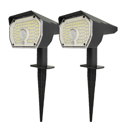 Skorter | 2 Pack Solar Light - Outdoor Motion Sensor, 800LM 6500K Solar Powered Landscape Light - Automatic On/Off