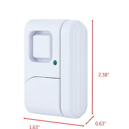 Skorter | 4 Pack Wireless GE Personal Security Window & Door Alarm