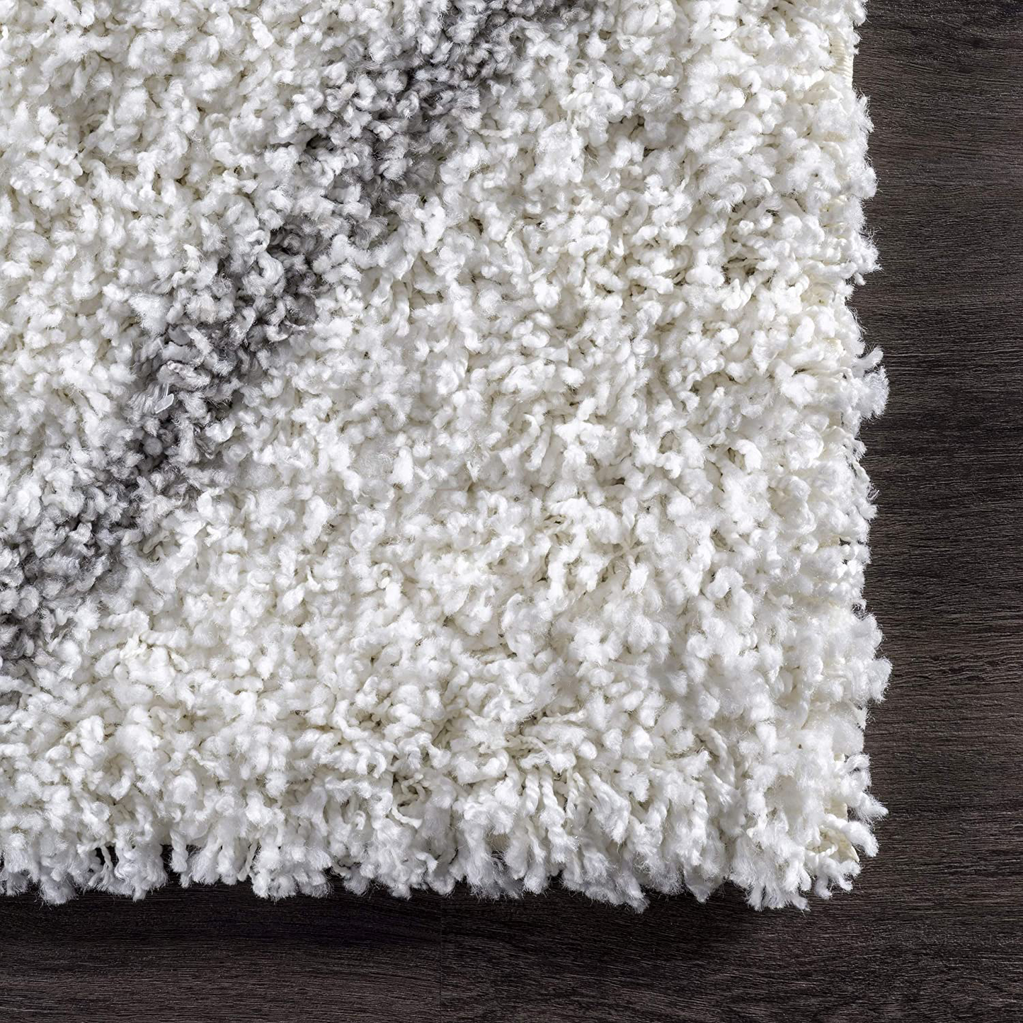 Skørter | nuLOOM Tess Cozy Soft & Plush Modern Area Rug, 4' Square, White