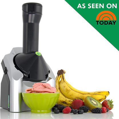 Skørter | Dairy-Free Frozen Fruit Soft Serve Machine, Includes 36 Recipes, 200-Watt