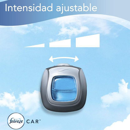 Skorter | Febreze Car Air Freshener, Set of 5 Clips, Linen & Sky up to 150 Days (Packaging May Vary)