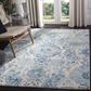 Skørter | Safavieh Madison Collection MAD600E Boho Chic Glam Paisley Non-Shedding Stain Resistant Living Room Bedroom Area rug, 4' x 4' square, cream / turquoise