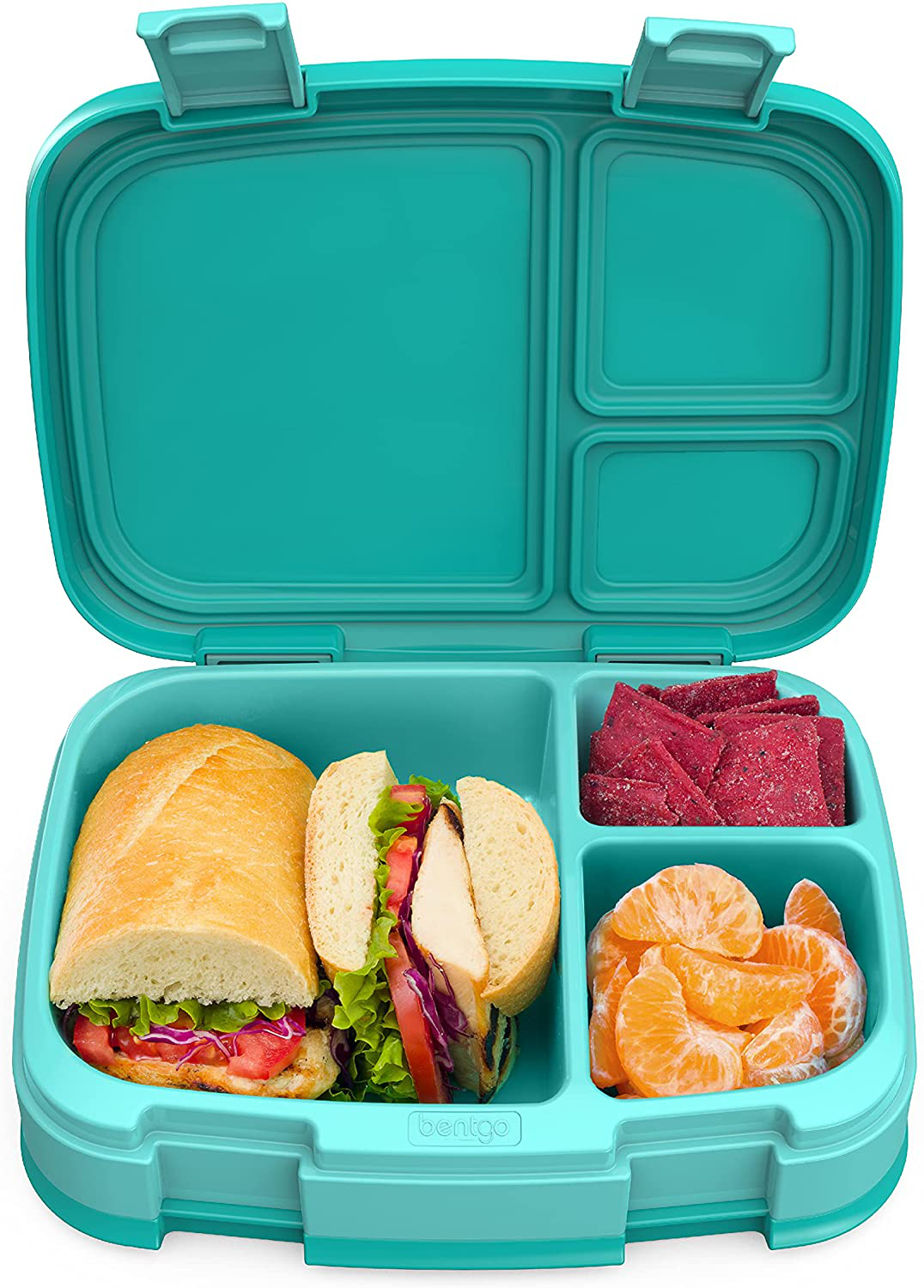 Skorter | Bentgo Fresh – Leak-proof, Versatile 4-compartment Bento-inspired Lunch Box With Removable Divider, Portion-Controlled Meals For Teens And Adults On The Go – BPA-free, Food-safe Materials (Aqua)
