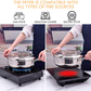Skørter | cuomaop, deep fryer pot, 304 stainless steel with temperature control and lid Japanese style tempura fryer Uncoated fryer diameter: 9.4"