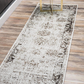 Skørter | Unique Loom Sofia Collection Area Traditional Vintage Rug, French Inspired Perfect for All Home Decor, 2' 0 x 6' 7 Runner, Ivory/Brown