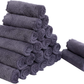 Skørter | Sunny zzzZZ 24 Pack Kitchen Dish Towels (Gray, 10 x 10 Inches) - Does Not Shed - No Odor Reusable Dish Towels, Premium Dish Cloths, Super Absorbent Coral Fleece Cleaning Cloths