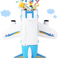 Skørter | Tuko Transport Cargo Airplane Playset for 3+ Year Old Boys and Girls (Blue)