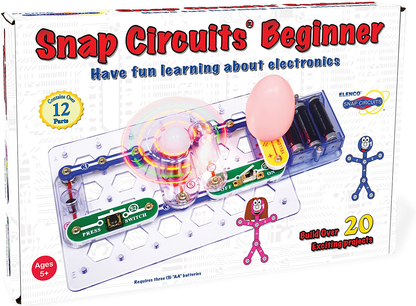 Skørter | Snap Circuits Beginner, Electronics Exploration Set, STEM Set For Age Group 5-9 (SCB-20)