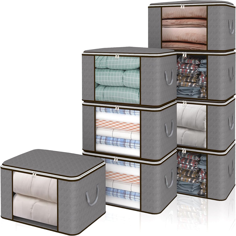 Skørter | Multi Pack Large Cape Closet Organization and Storage Containers for Clothes & Blankets