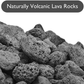 Skørter | Skyflame10LB Natural Lava Stones for fireplaces, fire pits, fireplaces, landscape decoration, indoor and outdoor use, 3/4~1 inch, black