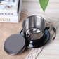 Skørter | Portable stainless steel coffee drip filter kettle for home kitchen office outdoor use, durable, safe (Black)