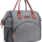 Skørter | LOKASS Leakproof Lunch Box for Women Insulated Lunch Cooler Bag Thermal Lunch Tote with Removable Shoulder Strap for Men Girls Adults Large Picnic Bag for Office Work College Outdoor, Gray