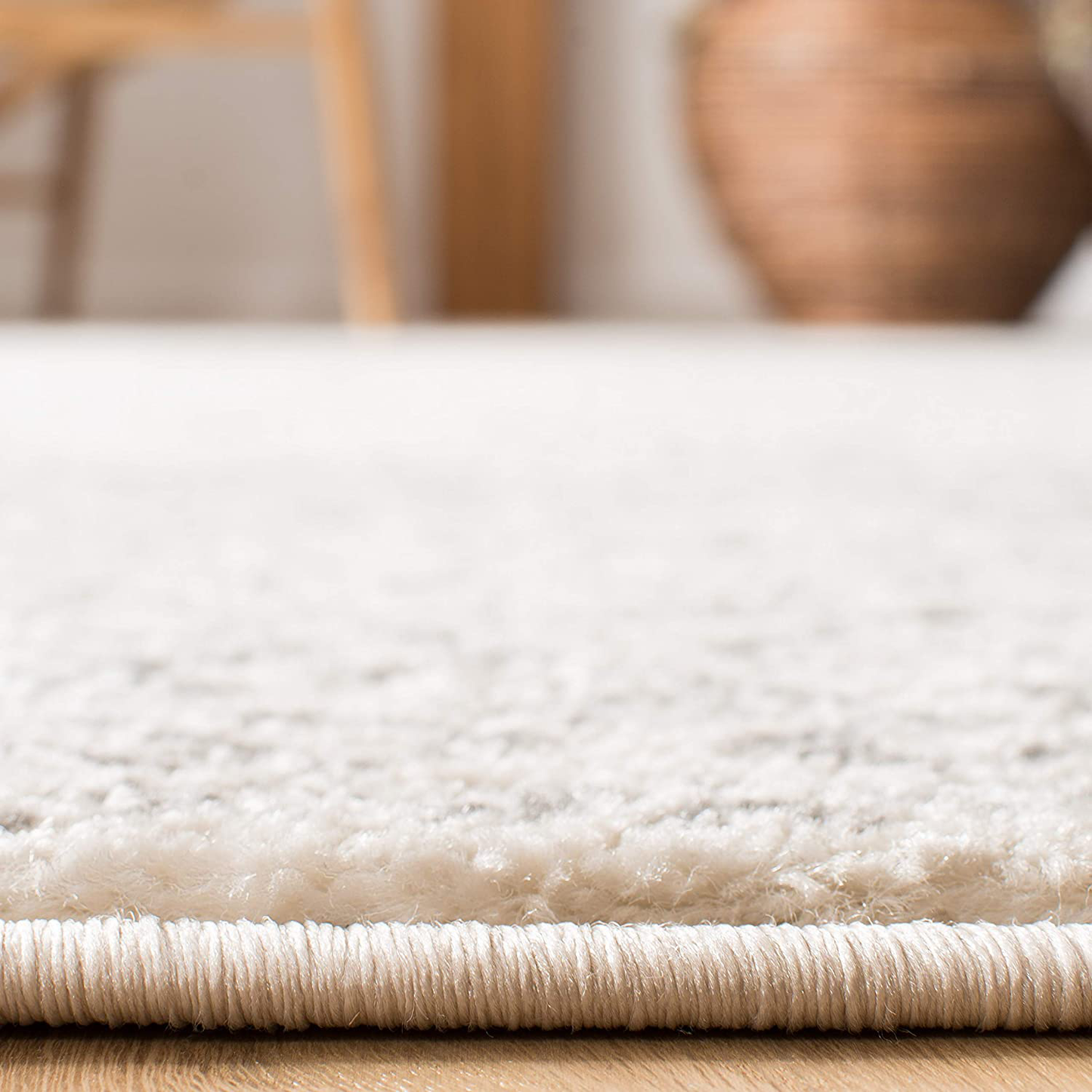 Skørter | Safavieh Tulum Collection TUL264B Moroccan Boho Worn Non-Shedding Dining Room Entry Foyer Living Room Bedroom Area Rug, 5' x 5' Round, Ivory / Turquoise